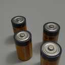 Amazon Basics 4-Pack D Cell Alkaline Batteries, 1.5 Volt, 5-Year Shelf Life, Long-Lasting Power, for Clocks