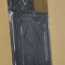 Clemate Upgraded X-Large Shoe Storage Box,12 Pack,Shoe Box Clear Plastic Stackable,Drop Front Shoe Box with Clear Door,Shoe Organizer Containers For Sneaker Display,Fit up to US Size13, Black