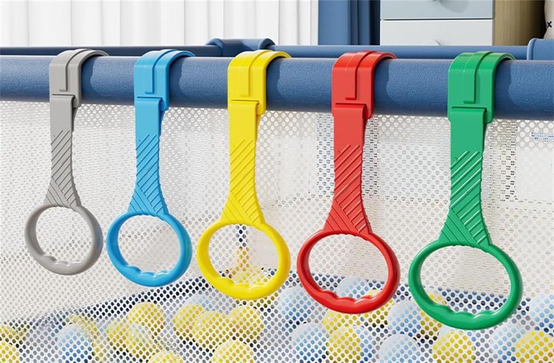 5pcs Walk Assistant Plastic Baby Crib Pull Rings for Baby Baby Pull Up Rings Cot Hanging Rings for Infant Baby Toddler Practice Tool (5 Color) 5pcs Walk Assistant Plastic Baby Crib Pull Rings for Baby Baby Pull Up Rings Cot Hanging Rings for Infant Baby Toddler Practice Tool (5 Color)