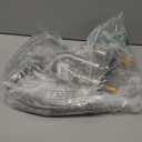 Bathroom Sink Faucet 3 Hole Brushed Nickel 4 Inch Centerset4 Modes Waterfall Bathroom Faucet 2 Handle with 360 Swivel Spout & Pop Up Drain