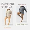 Fleece Tights for Women, tights for winter, Insulated Skin & Coffee Colors, S-M-L thermal pantyhose (S)