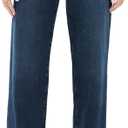 AG Adriano Goldschmied Womens Kora High Rise Wide Leg ( Size 25, Midnight Sun)