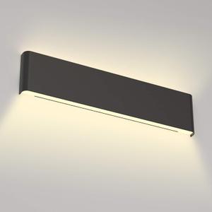 Aipsun 20W/24in Rectangular LED Black Modern Wall Sconce Horizontal Up and Down Wall Mount Light for Indoor Vanity Bar Light Bedroom Living Room Bathroom Home Lighting Fixtures (Warm White 3000K) Aipsun 20W/24in Rectangular LED Black Modern Wall Sconce Horizontal Up and Down Wall Mount Light for Indoor Vanity Bar Light Bedroom Living Room Bathroom Home Lighting Fixtures (Warm White 3000K)