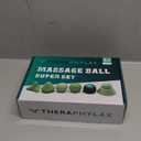 Physical Therapy Pain Relief Massage Ball Set for Trigger Point Release - Myofascial Release Tool & Deep Tissue Massage Set of 6 Pieces - Lacrosse, Spiky, Hand Roller & Mountable Self Massage Ball