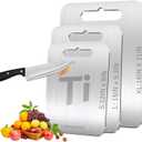 Titanium Cutting Boards Set of 3, Cutting Boards for Kitchen, Double-Sided Food-Grade, No toxic, New Upgrade, Hygiene Durable Dishwasher Safe Chopping Board for Meats, Fruits, Vegetables