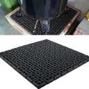 Rubber Anti-Vibration Isolator Pads,18" x 18",3/4" Rubber Mats,Anti-Walk,Anti-Slip,Anti-Noise Waffle Vibration Isolation Pad for Dryers,Fitness Equipmen,Audio Air Conditioner Unit., Large