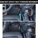 TOPINSTALL New Gear Shifter Organizer Compatible with 2021-2025 2026 Ford Bronco, Center Console Gear Side Storage Box Tray Interior Accessories for Bronco 2/4-Door (Not for Bronco Sport)