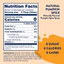 Jordan's Skinny Mixes Sugar Free Coffee Syrup, Pumpkin Spice Coffee Flavoring Syrup, Naturally Sweetened Zero Calorie Drink Mix, Lattes, Baking or Protein Shake, Dairy & Gluten Free, 12.7 Fl Oz (EXP 06/06/26)
