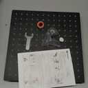 NearMoon Rain Shower Head, High Flow Stainless Steel Square Rainfall Shower, Waterfall Bath Shower Body Covering, Ceiling or Wall Mount (12 Inch, Matte Black)