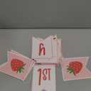 Strawberry Themed Happy Birthday Banner