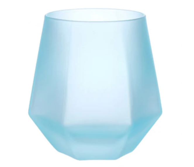 Wine2Go Diamond Silicone Wine Glasses 9oz, Pack 2