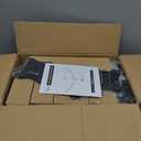 WALI 4 Monitor Mount for 1349 inch Ultrawides on Top Bracket and 27 inch Screens on Lower Brackets, Heavy Duty Gas Spring Arm Extra Tall Quad Monitor Stand, up to 44 lbs (GSDM004SP), Black