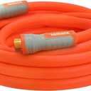 YAMATIC Heavy Duty Garden Hose 5/8 in x 30 ft with Swivel Fitting, Super Flexible Water Hose, All-weather, Lightweight, Burst 600 PSI