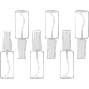 Exptolii Spray Bottle, 1oz/30ml Small Plastic Fine Mist Spray Bottles, Mini Empty Travel Bottles with Funnels and Labels 6 Pack