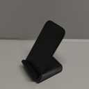 CEI&BPY Wall Mount Phone Holder, Phone Stand with Self Adhesive. Phone Holder for Charging and RV for iPhone and Android (1Pc,Black)