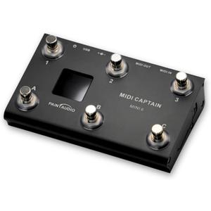 Paint Audio MIDI Captain MINI 6 Foot Controller Multi-Effects Keyboards Synthesizer USB-MIDI DAW DSP Software USB-HID Support Multi-state Switch Cycling(MIDI Captain MINI 6)