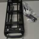 Bike Rear Rack Aluminum: Fits Most 26-29" No Disc Brake & Some Disc Brake Bikes (See The Image Gallery to Check Compatibility), 60lbs Capacity Bike Cargo Rack, Assembly