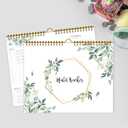 Habit Tracker Calendar12 Monthly Habit Tracker Journal with Spiral Binding,Undated Weekly Monthly Planner to Boost Productivity&Self Improvement, 8"x10"Green