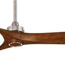 Minka-Aire F853-BN/DK, Aviation, 60" Ceiling Fan, Brushed Nickel (Brushed Nickel/Distressed Koa)