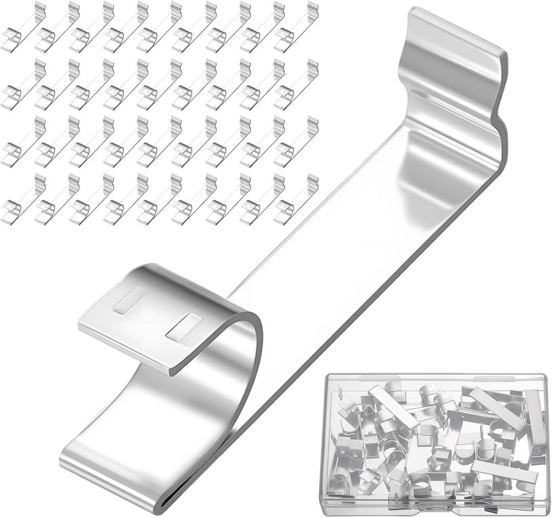 Shimeyao 36 Pack Sash Balance Take Out Clips Standard Window Channel Balance Clips for Block and Tackle for Window Balances Spring Replacement for Home Accessories(Without Bulge)