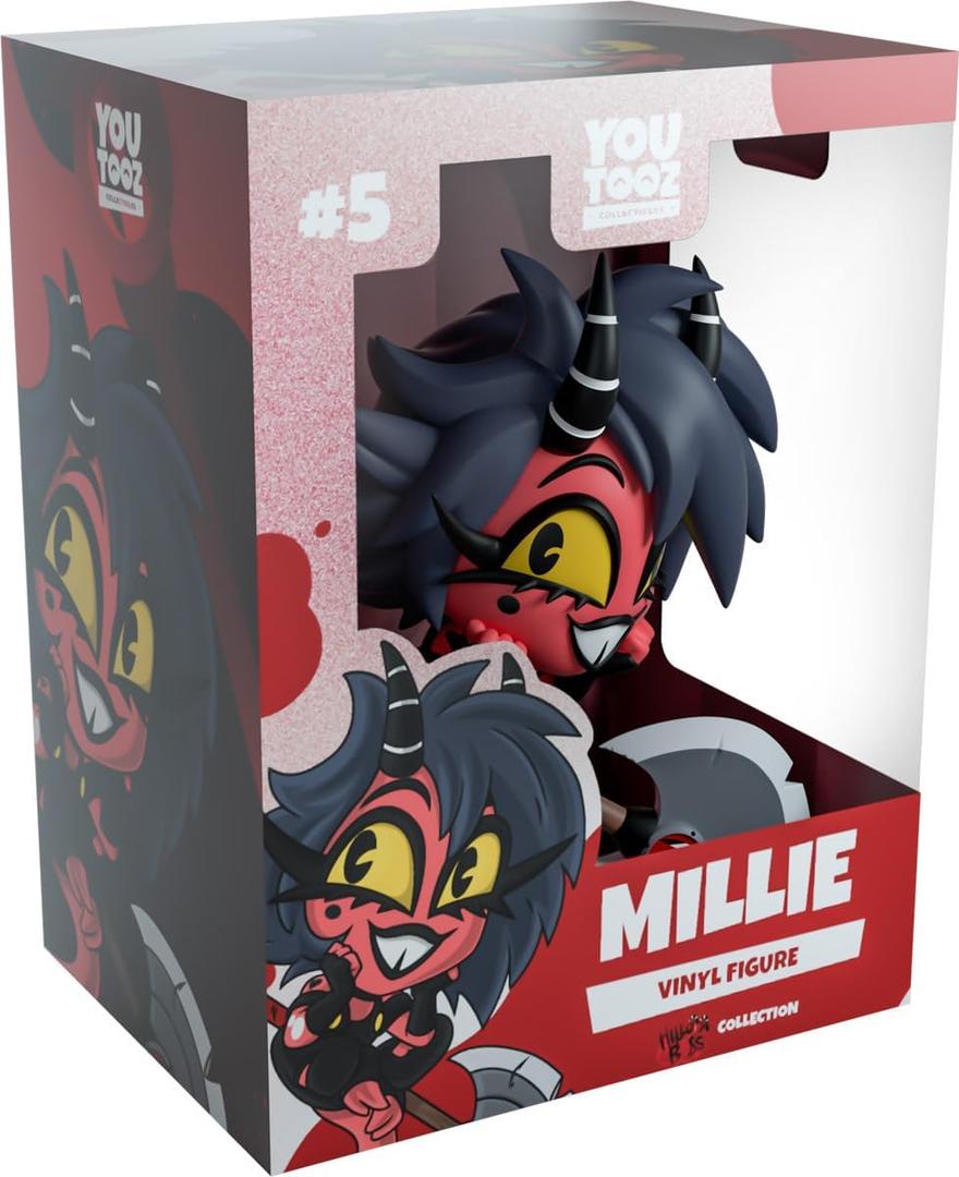 Youtooz Helluva Boss Millie 4.7" Vinyl Figure, Collectible From Helluva Boss Collection