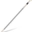 1 Pack Telescoping Skylight Pole with Hook up 47 to 63 Inch Wand for Blinds Tension Rod Blinds Shades Stainless Steel Adjustable Curtain Pull Wand for Skylight Cordless Window (Beige)