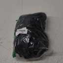 Fisoew Womens Summer Sweatshirt Dresses Short Sleeve V Neck Casual Oversized Patchwork Mini Dress (X-Large, Black)