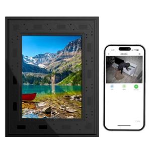 Picture Frame Camera, Security Camera WiFi 1080P, 365 Days Standby PIR Motion Detection HD Night Nision Real Time View Live Surveillance Wireless Mini Nanny Video Cam