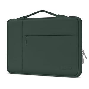 MOSISO Laptop Case 16 inch, 15-15.6 inch Laptop Sleeve with Handle Compatible with MacBook Pro 16 inch, HP, Acer, Dell, Lenovo, ASUS Notebook, Polyester Multifunctional Computer Bag, Midnight Green