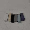 6 Pack Braided Stretchy Bands Compatible with Apple Watch Band 38mm 40mm 41mm  Women Men, Adjustable Nylon Solo Loop Elastic Straps for iWatch Series 11 10 9 8 7 6 5 4 SE Ultra (Black/White/Starlight/Titan Gray/Blue Gray/Succulent)