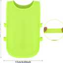 baotongle 6 Pack Pennies Scrimmage Training Vest for Soccer Scrimmage Vest Practice Jersey for Adult Youth