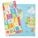 Baby Care Play Mat (Large, Playful - Magical Island) 82'' x 55'' Original One-Piece Reversible Rollable Waterproof Play Mat for Infants, Babies, Toddler, and Kids