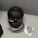 Full Face Motorcycle Helmet,Helmets for Adults Motorcycle, MG611 Motorbike Racing Street Bike Helmets with Black Visor for Men Women,DOT Approved (Matte Black, XL)