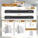Stacking Kit Compatible with GE Washer Dryer Stack Bracket Kit,Fit For GE Washer GFW550 650 655 850 950 For GE Dryer GFD55 65 85 95, For 28 inch GE Washer and Dryer Stacking Kit