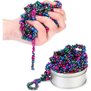 550pcs Multicolor 4 in 1 Magnet Balls Desk Toys for Adults, Ferrite Crags Magnetic Putty Desk Fidget Toys for Office