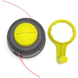 311759008 313318001 Arborless Trimmer Head Kit Fit for Ryobi Homelite RY253SS RY4CCS RY251 RY25CSEMC Replacement Parts 311759014 311759004 with Handle Compatible with M10 x 1.0 Nuts