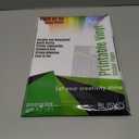 Printable Vinyl Sticker Paper - 50 Sheets 8.5x11 Sticker Paper for Inkjet Printer, Quick-Drying, Waterproof, Vivid Colors & Tear-Resistant, Easy to Cut, Cricut Compatible, DIY Sticker & Labels