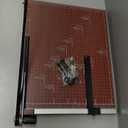 Paper Cutter Heavy Duty 18" Cut Length Professional Large Paper Cutter 12-Sheet Capacity Guillotine Paper Cutter for Cardstock, Safety, Efficience, Wide Use for Office, School, Home (A2-A7) (Red)