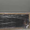 Rustic Long Framed Bulletin Board for Wall, 39x12" Fabric Pin Board, 39.2" x 11.8"