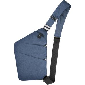 VADOO Sling Bag - Anti-theft Crossbody Shoulder Bag for Men and Women (Basic Version-navy Blue)