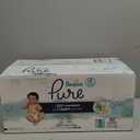 Pampers Pure Protection Baby Diapers, Size 1 (8-14 lbs), 82 Count, Up to 100% Leakproof, Premium Plant-based Skin Protection, Hypoallergenic Soft Diapers