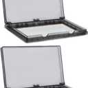 Waterproof Switch Cover Double Outlet Low Profile Wall Protector Ultra-Thin Self-Adhesive Splash Resistant Switch Guard for Bathroom Kitchen Safety