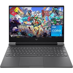 HP Victus 15.6 inch Laptop, FHD 144Hz Display, Intel Core i5-12450H, 8 GB RAM, 512 GB SSD, NVIDIA GeForce RTX 2050 GPU (4 GB Dedicated), Windows 11 Home, 15-fa1029nr (2024)
