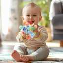 Baby Teething Toys, Baby Teethers Montessori Sensory Toys for 0-6 6-12 Months, Gifts for 1 Year Old Boys Girls Infant Newborn 0 3 6 9 12 18 Months Toys, Blue