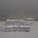 200 Pcs Clear Flat Lids Plastic Disposable PET Cup Lids with Straw Slot Fits for 12 oz, 16 oz, 20 oz and 24 oz Cups for Summer Iced Coffee, Ice Cream, Slush, Milkshake, Party Supplies