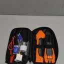 Circuit Breaker Finder Kit with GFCI Outlet Tester for 90-135V AC Circuits,includes Light Socket Adapter, 3-2 Prong Grounding Adapter & Clip adapter,Portable Electrical Tool with Carrying Case (Orange)