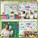 2 x 72 Pcs Christian Bulletin Board Decorations Set God is Love Bulletin Board Decor Jesus Religious Faith Bible Verse Heart Cutouts for Church Sunday School Vbs Chalkboard Home Wall Decor