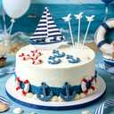 LaVenty Nautical cake Topper Baby Shower Nautical Cake Decoration