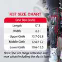 Scoyco Motorcycle Knee and Shin Guards Motocross Knee Pads Adjustable TPU Protective Gear for Road Cycling (Black, L)