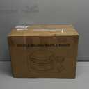 Waffle Maker, 1400W Belgian Waffle Maker, Double Waffle Iron 180 Flip, 8 Slices, Rotating & Nonstick Plates, Removable Drip Tray Easy to Clean, Locking Buckle & Cool Touch Handle, Stainless Steel (Black)